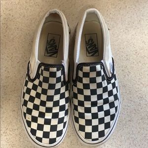 Vans Checkerboard slip on size 7 women’s